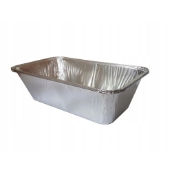 Foremki aluminiowe prostokątne na pasztet do pieczenia ciast chleba 1000 ml Foremki aluminiowe prostokątne na pasztet do pieczenia ciast chleba 1000 ml