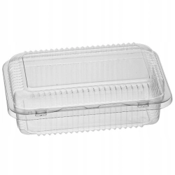 Pojemnik plastikowy cukierniczy z pokrywą na placki ciasto tort 10szt SL40 Pojemnik plastikowy cukierniczy z pokrywą na placki ciasto tort 10szt SL40