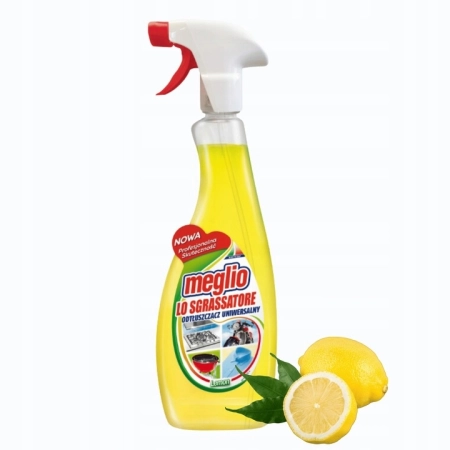 Odtłuszczacz MEGLIO 750 ml WIELOFUNKCYJNY Do kuchni CYTRYNOWY