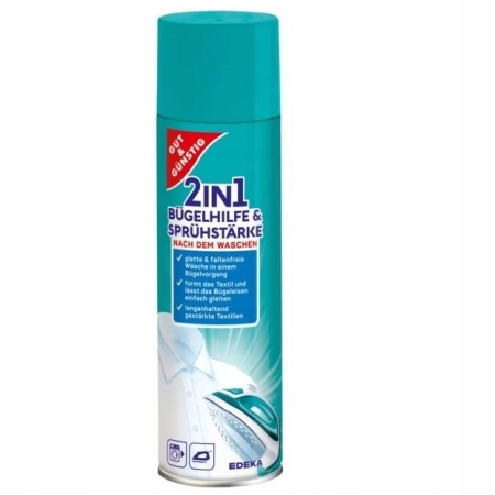 Spray ułatwiający prasowanie krochmal w sprayu Gut&Gunstig 500 ml