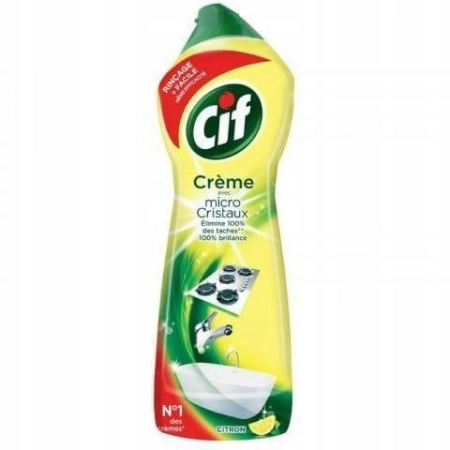 Cif mleczko do czyszczenia z mikrokryształkami wielofunkcyjne Lemon 0,75lm