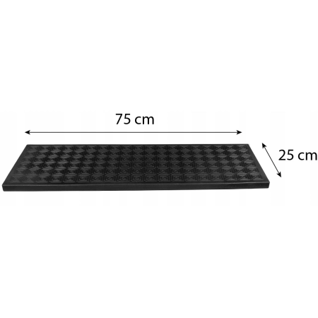 Nakładka na schody wycieraczka na stopnie gumowa antypoślizgowa 25x75cm GRE