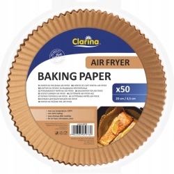 Wkład papier do frytkownicy air fryer 20cm 50szt okrągły do pieczenia