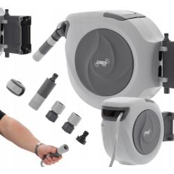 WĄŻ OGRODOWY AUTOMATYCZNY ZWIJACZ WĘŻA OGRODOWEGO Z WĘŻEM - 35M GARDEN LINE