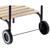 Grill OGRODOWY węglowy amerykański z półkami 96 x 45 x 75cm GardenLine duży