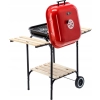 Grill OGRODOWY węglowy amerykański z półkami 96 x 45 x 75cm GardenLine duży