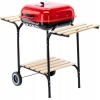 Grill OGRODOWY węglowy amerykański z półkami 96 x 45 x 75cm GardenLine duży