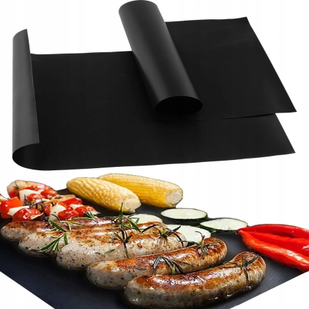 MATA TEFLONOWA DO PIECZENIA NA GRILLU W PIEKARNIKU KOMPLET 2SZT 40X33CM