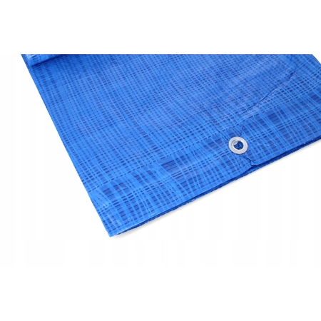 Mocna Plandeka ogrodowa wodoszczelna 70 g/m2 5 x 5m duża oczka mocujące