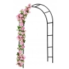 Pergola Ogrodowa Łukowa 240cm Metalowa na Róże Kwiaty +Kotwy +Taśma