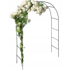 Pergola Ogrodowa Łukowa 240cm Metalowa na Róże Kwiaty +Kotwy +Taśma