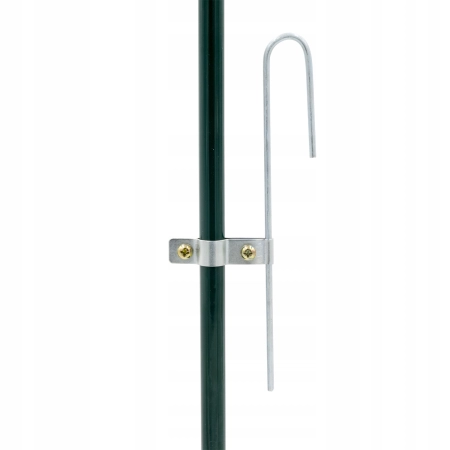 Pergola Ogrodowa Łukowa 240cm Metalowa na Róże Kwiaty +Kotwy +Taśma