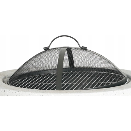 PALENISKO OGRODOWE GRILL 60CM RUSZT POKRYWA ISKROCHRON OGNISKO