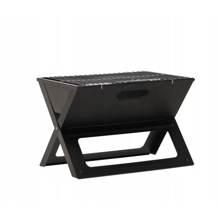 GRILL TURYSTYCZNY OGRODOWY WĘGLOWY PRZENOŚNY KEMPINGOWY + SZPIKULCE x10 BBQ